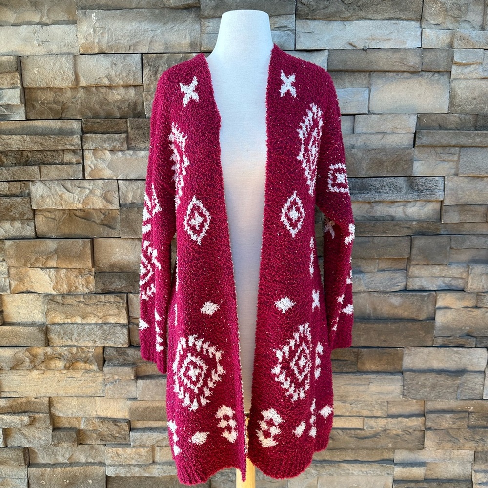 Magenta Aztec Sweater